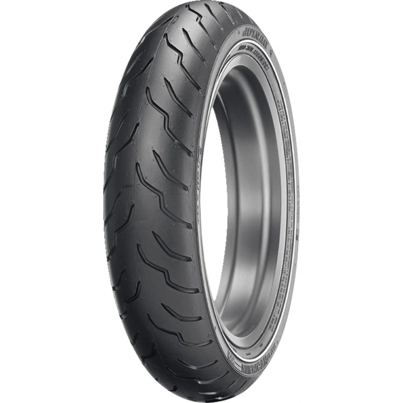 Tire – American Elite – Front – MT90B16 – Narrow Whitewall – 72H (Each)-03050394